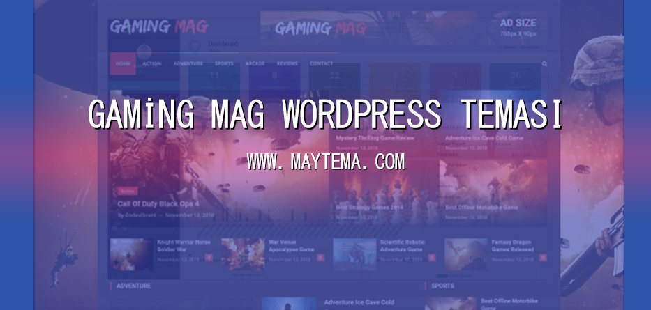Gaming Mag WordPress Teması