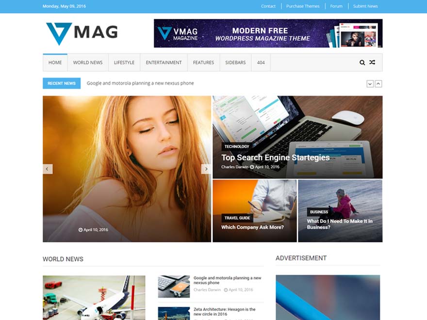 VMag WordPress Theme