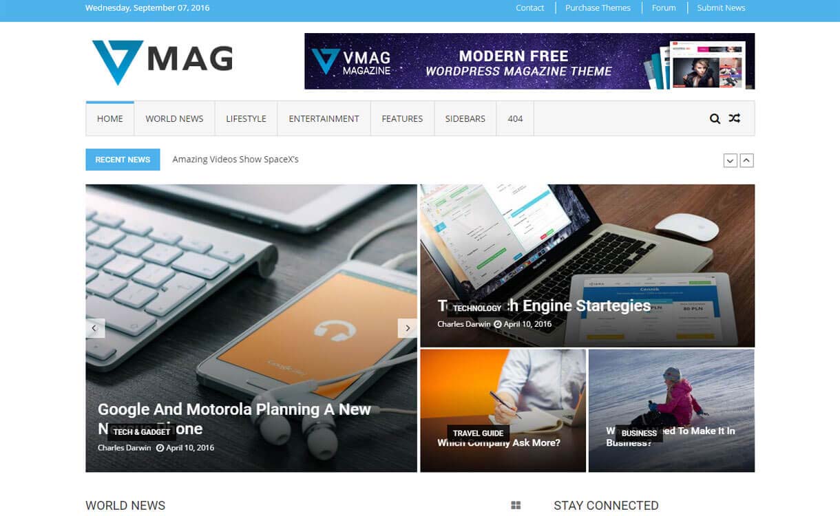 VMag WordPress Teması