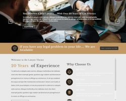 WordPress Avukat Teması