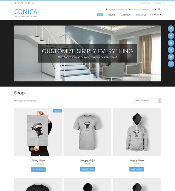 Conica WordPress Alışveriş Teması
